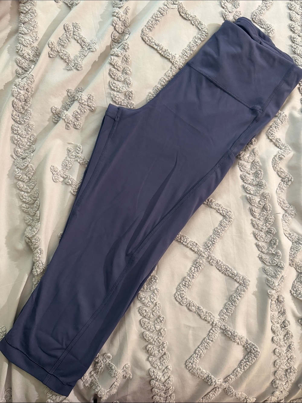 Athleta capri legging High-Waisted Athletic Leggings with pockets Blue